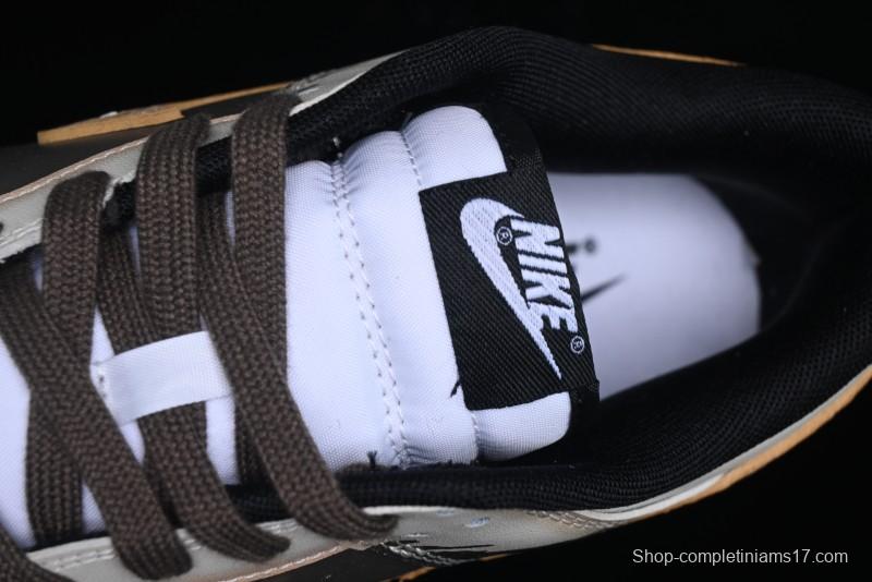 Nike Dunk Low Panda Prank Pioneer Knight Sandstorm Black Brown Low Top Casual Skate Shoes - DD1391-100