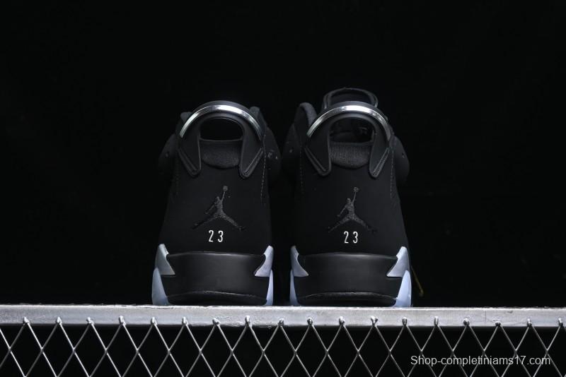 Nike Air Jordan 6 Retro Metallic Silver Basketball Shoes - DX2836-001