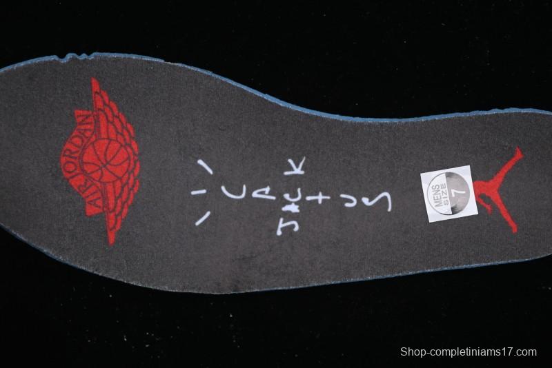 Nike Travis Scott x Air Jordan 1 Low OG AJ1 Collaboration Reverse Swoosh Sneakers - DM7866-002