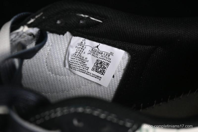 Nike Travis Scott x Fragment Design x Air Jordan 1 Low OG SP AJ1 Gucci Collaboration - Black Dragonfly Low-top Casual Sneakers - SJ2068-139