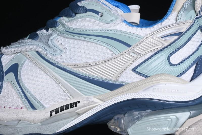 Balenciaga Runner Kith Four Color Retro Casual Sneakers - W3RXP9402