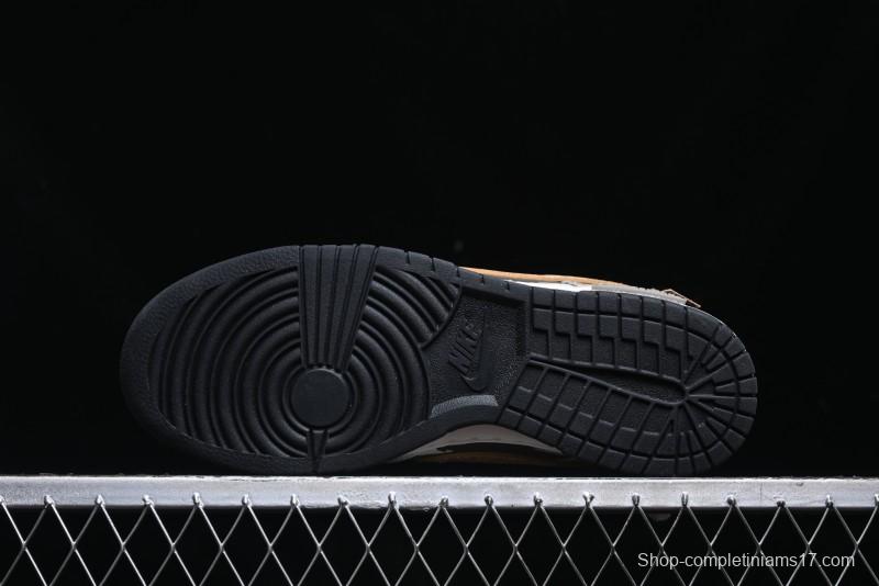 Nike Dunk Low Panda Prank Pioneer Knight Sandstorm Black Brown Low Top Casual Skate Shoes - DD1391-100