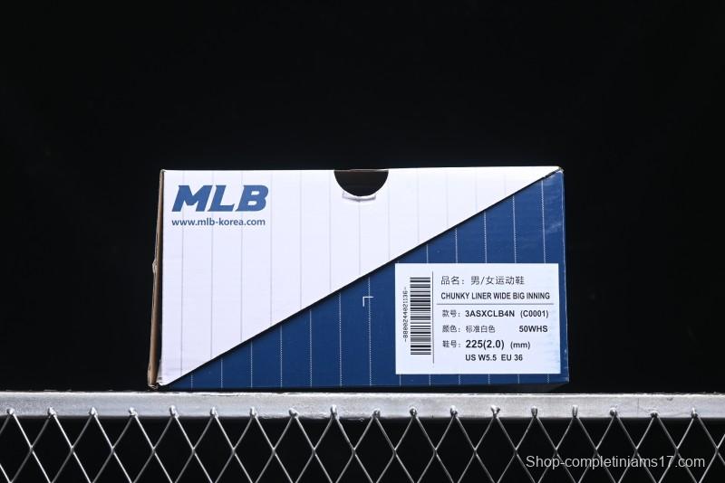 New York Yankees MLB Chunky Liner Wide Inning Platform Sneakers - 3ASXCLB4N50WHS