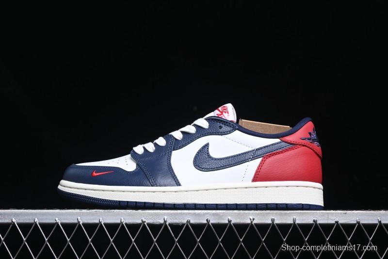 Nike Air Jordan 1 Low OG "Howard University" Casual Sneakers - HQ2993-100