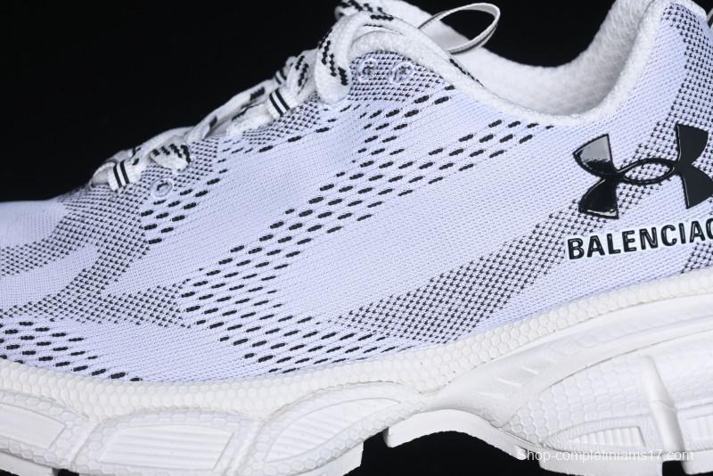 Under Armour x Balenciaga 3XL Sneakers Low-Top Retro Chunky Sole Dad Shoes - W3XUA9010