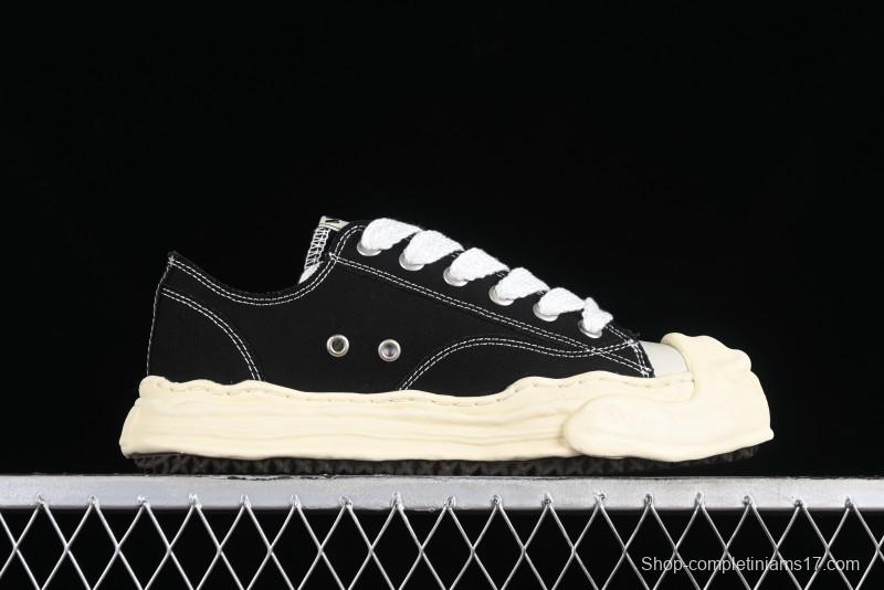 Wayne MMY Original Sole Leather Low Sneaker with Deconstructed Ice Cream Sole - W.E5