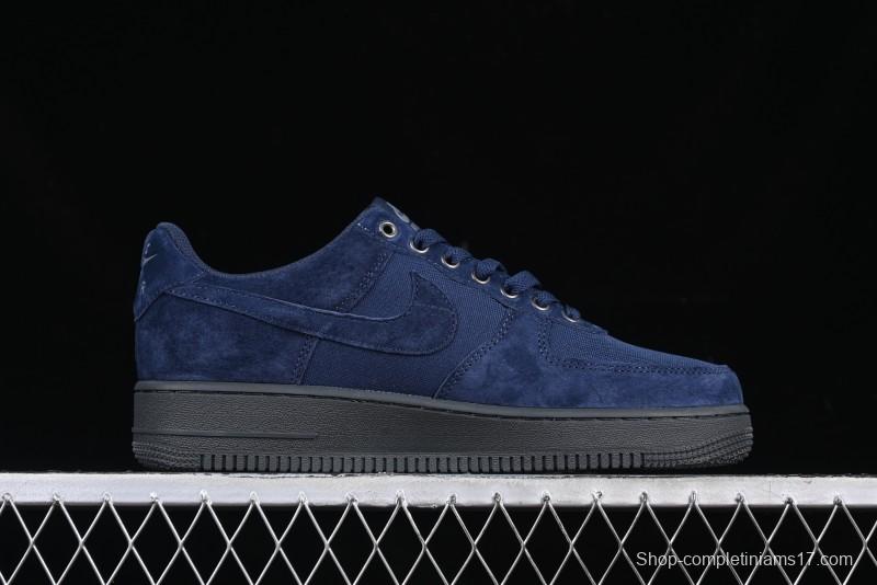 Nike Air Force 1 '07 Low Casual Sneakers in Light Blue with Full-Length Air Cushion - HQ3822-400