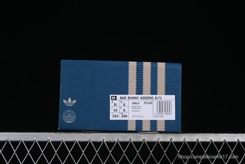 Adidas Bad Bunny x Adizero SL 72 Comfortable Low-Top Casual Sneakers - JP8816