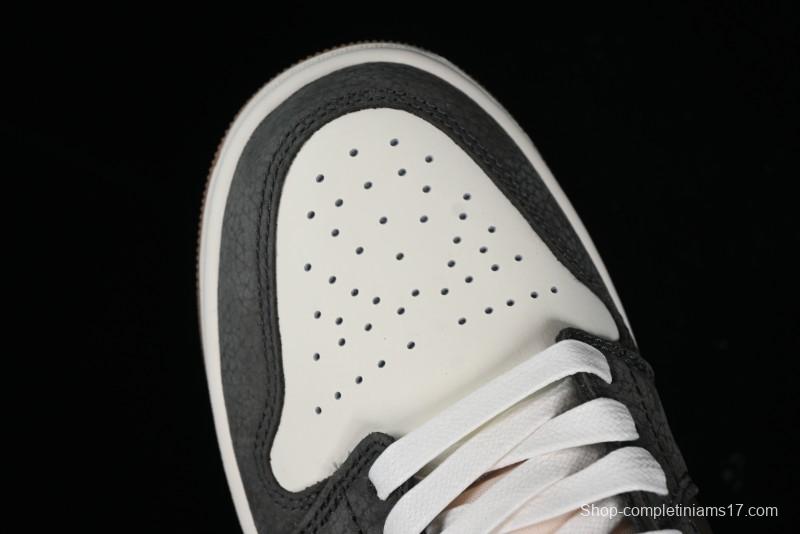 Nike Air Jordan 1 Low "Snkrs Day" Casual Sneakers with Grey Toe Design - FD0399-004