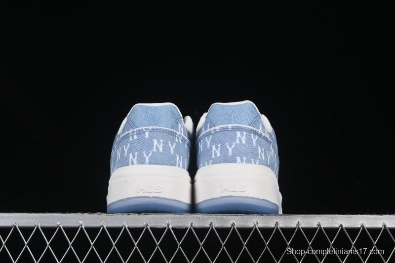 New York Yankees Chunky Liner Mid Denim Monogram Sandals with Thick Sole - 3ASXS015N50BLS