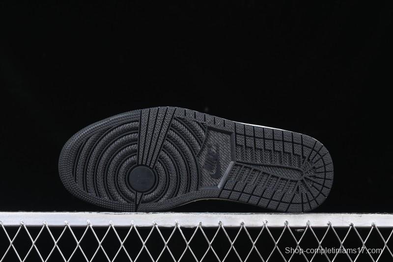 Nike Travis Scott x Fragment Design x Air Jordan 1 Low OG SP AJ1 Stussy Collaboration - Black Green - AG3702-805