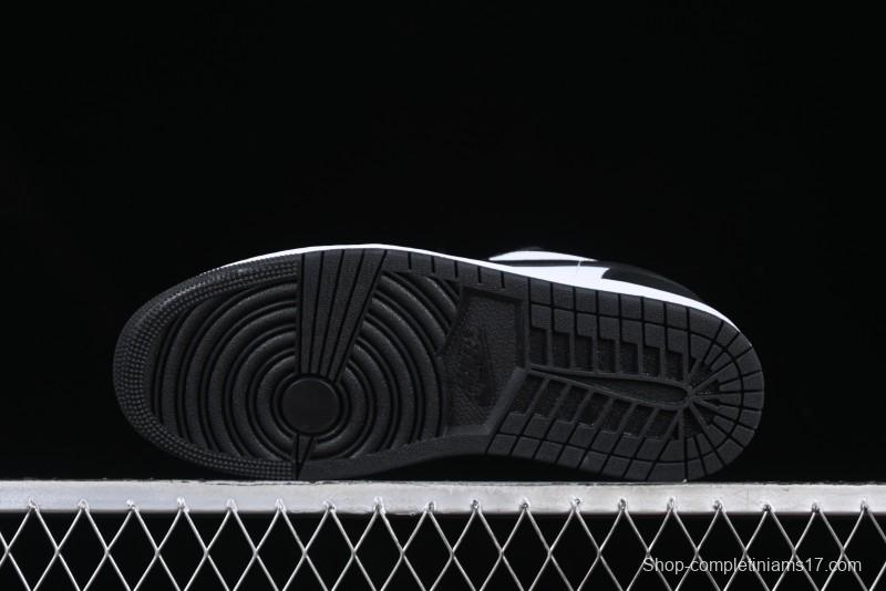 Nike Air Jordan 1 Low AJ1 Black White Panda Low Top Lifestyle Basketball Shoes - 553558-131