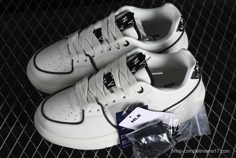 MLB Chunky Liner Basic New York Yankees Thick Sole Casual Sneakers with 6cm Height Increase - 3ASXCLR3N50WHS