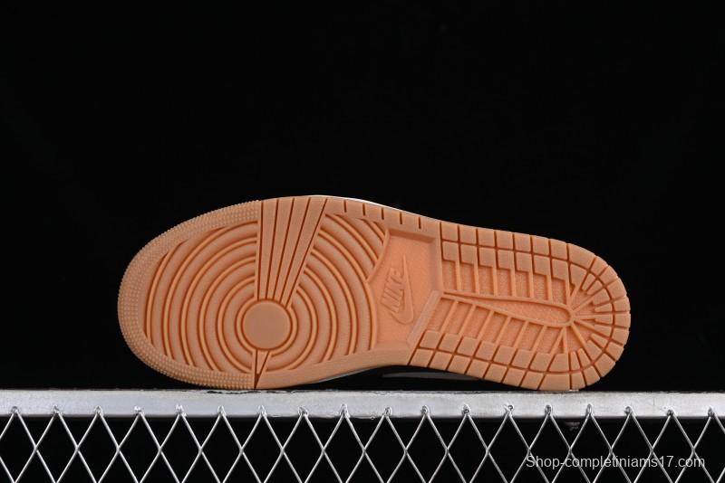 Nike Air Jordan 1 Low "Snkrs Day" Casual Sneakers with Grey Toe Design - FD0399-004