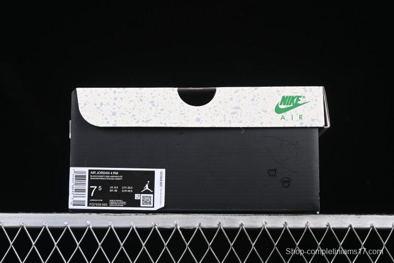 Nike Air Jordan 4 Remastered Sneakers with Textile Mesh, Leather and Suede Upper - FQ7939-060