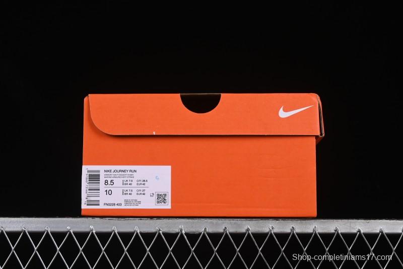 Nike Journey Run 2024 Low-Top Casual Running Shoes with Shock Absorption Anti-Slip and Wear-Resistant Design - FN0228-403