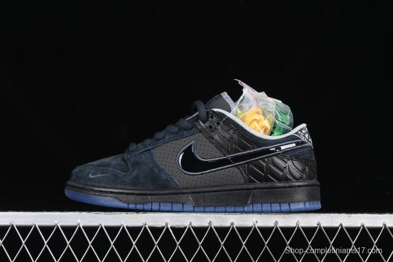Nike Division Street Dunk Low "Oregon Black" Hidden Colorway Low-Top Casual Sneakers - HV1470-001