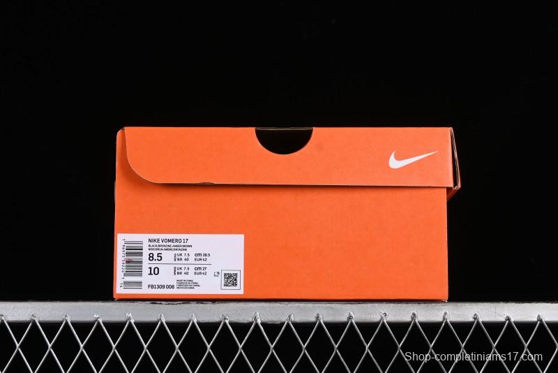 Nike Air Zoom Vomero 17 Summer 2024 Cushioned Casual Running Shoes with Built-in Zoom Air Unit - FB1309-006