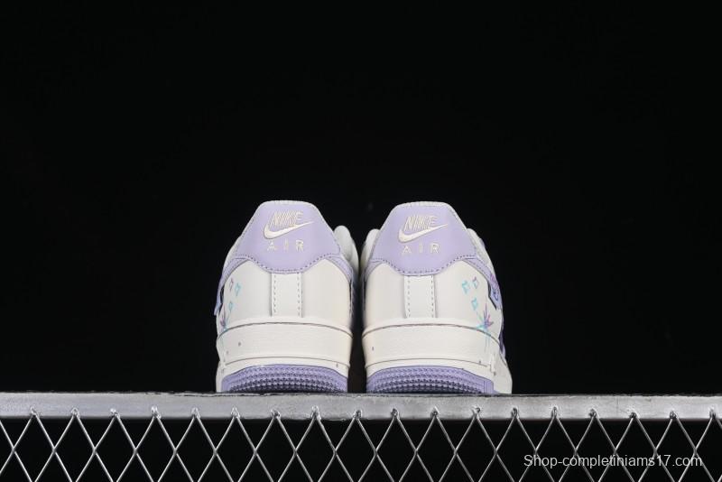 Nike Air Force 1'07 Low Casual Sneakers Purple Butterfly - FB1839-213