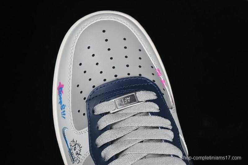 Nike Air Force 1 '07 Low "Jinkesi" League of Legends Series Jinx Custom Low-Top Casual Sneakers for Autumn Winter - XL2321-222