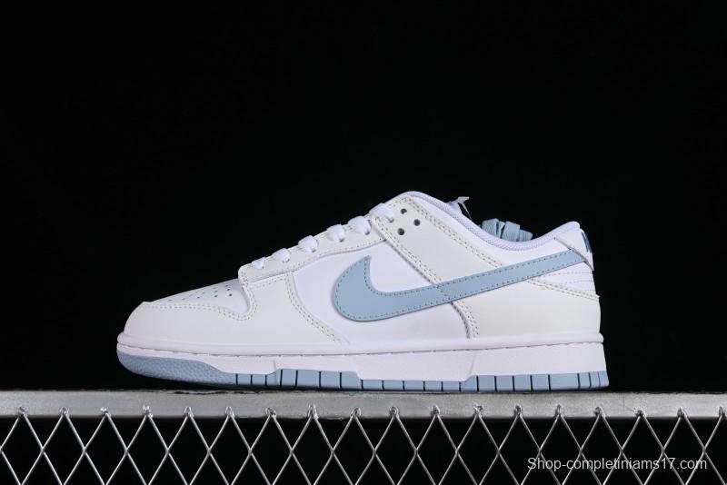 Nike SB Dunk Low Light Blue White Skateboarding Shoes - DV0831-109