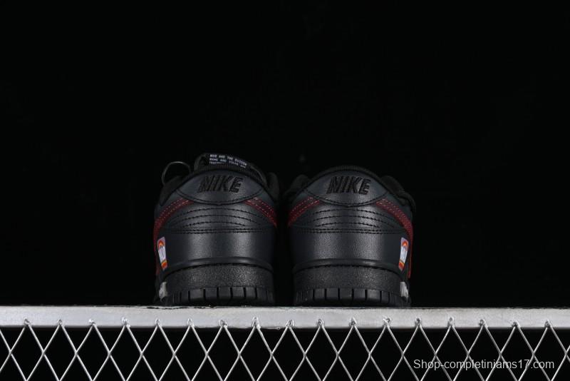 Nike Dunk Low Panda Prank Universe Exploration - Boundless Abyss Cool Black SB Strap Low Top Casual Skate Shoes - DV0831-002