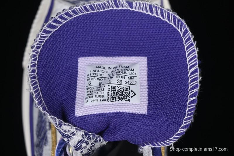 Converse 1970s CNY Year of the Snake Limited Edition High-Top Canvas Sneakers with Thick Sole - A13353C