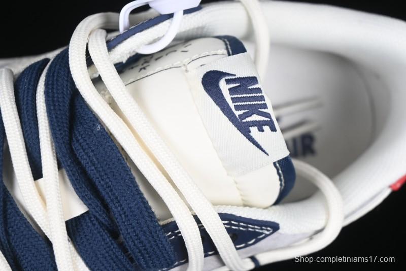 Nike Travis Scott x Fragment Design x Air Jordan 1 Low OG SP AJ1 Graffiti Drawstring Low-top Casual Sneakers - XS3186-203