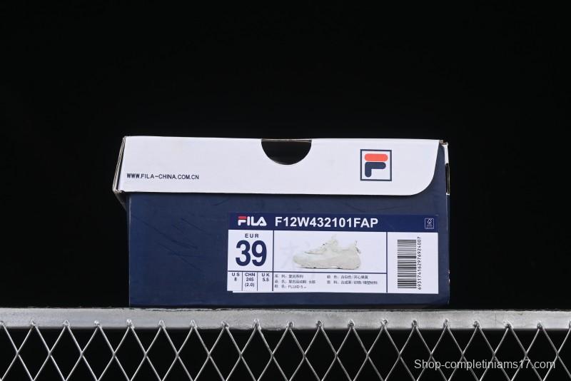 Fila Fusion Retro Mars Running Shoes with Lace-Up Design - F12W432101FAP