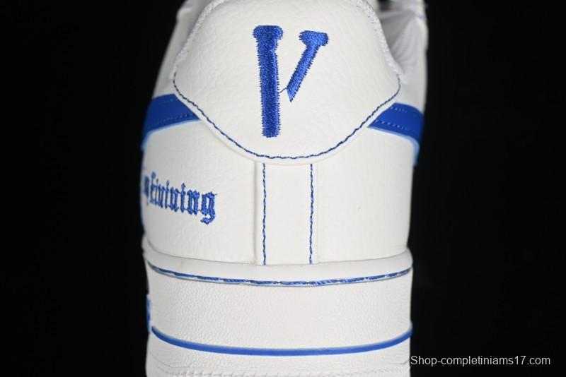 Nike Vlone x Air Force 1 '07 Low Collaboration Light Blue Casual Sneakers - AA5360-011