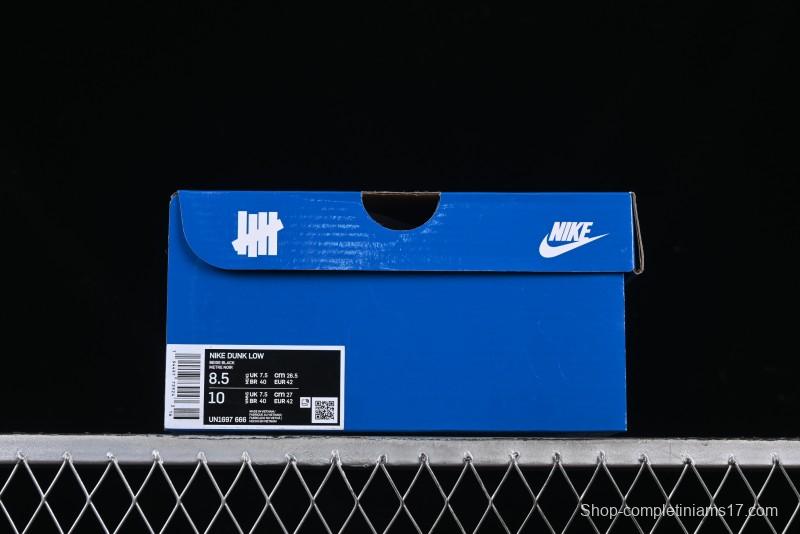 Nike SB Dunk Low x Undefeated Anniversary High-End Custom Low-Top Casual Skate Shoes - UN1697-666