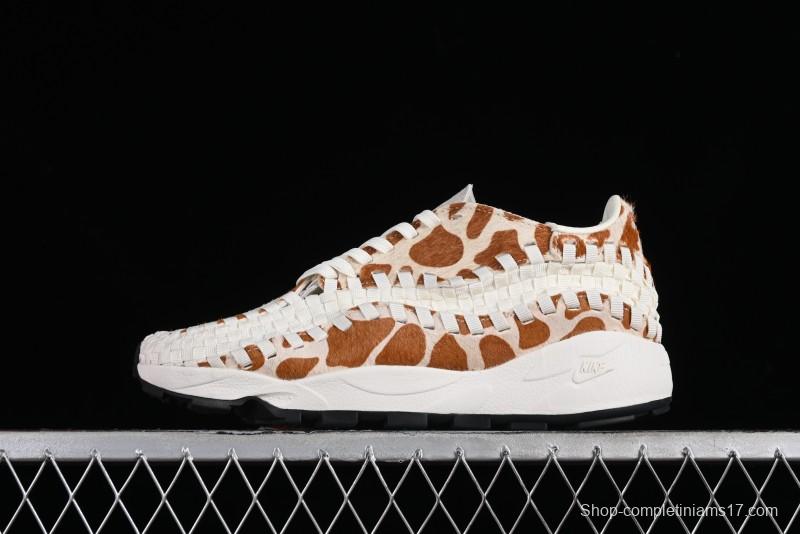 Nike Air Footscape Woven Asymmetrical Weave Slip-Resistant Low-Top Lifestyle Casual Shoes - FB1959-100