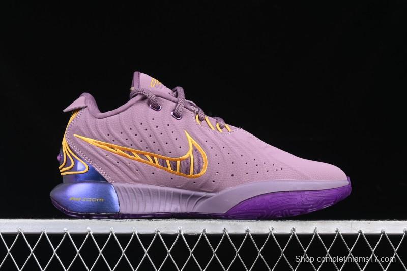 Nike LeBron XXI EP Basketball Shoes with Zoom Air Cushion and Rope Lacing System - FV2345-500