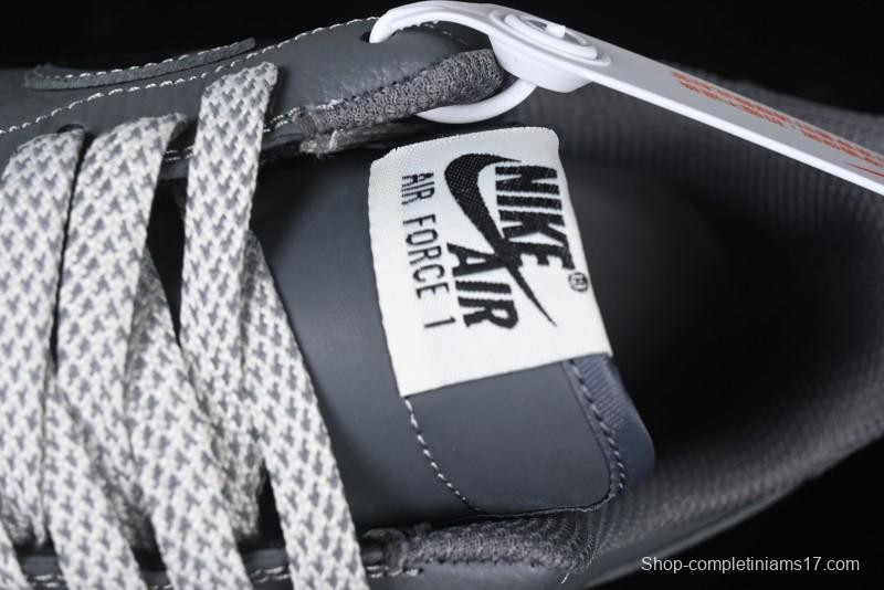 Nike Air Force 1 '07 Low Custom Graffiti Broken Swoosh Casual Sneakers - DM0970-132