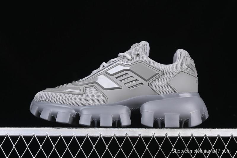 Prada Cloudbust Air Thunder Lifestyle Low-Top Sneakers with Anti-Slip and Wear-Resistant Design - 2EG293