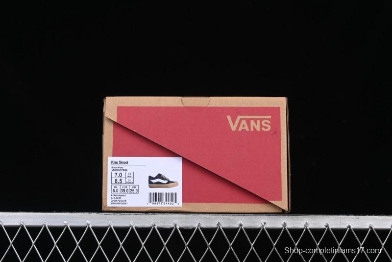 Vans Knu Skool Low-Top Retro Casual Vulcanized Sneakers - VN0009QCB9M
