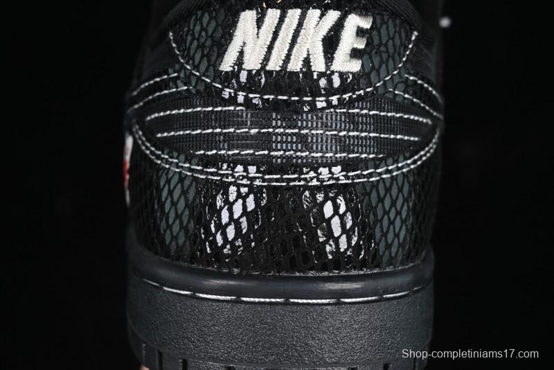 Nike SB Dunk Low Year of the Snake Limited Edition - Black Snake Anniversary High-End Custom Low-Top Casual Sneakers - CH8311-233