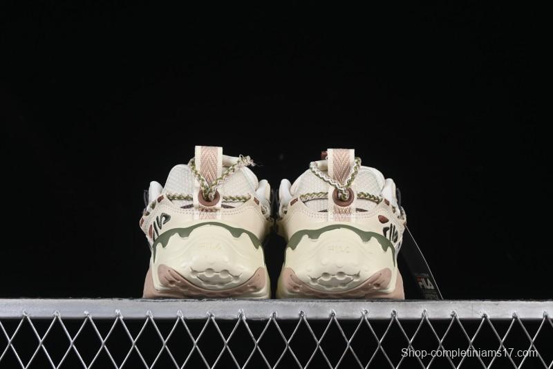 Fila Fusion Retro Mars Running Shoes with Lace-Up Design and Cushioned EVA Midsole - F12W432101FTP