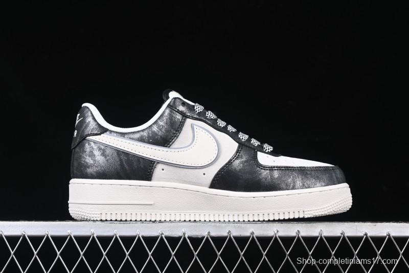 Nike Air Force 1 '07 Low The North Face Collaboration - Leather Graffiti Casual Sneakers - DM6688-008