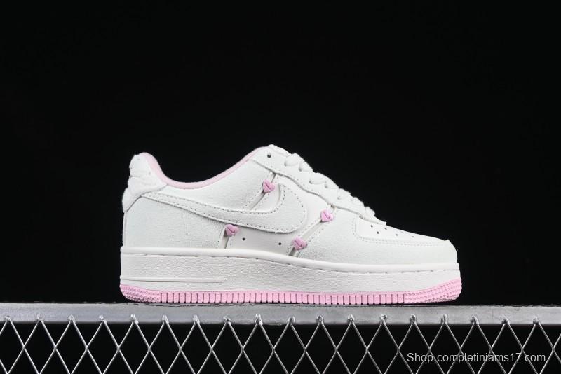 Nike Air Force 1 '07 Low Valentine's Day Limited Casual Sneakers with Full-Length Air Cushion - HV5992-111