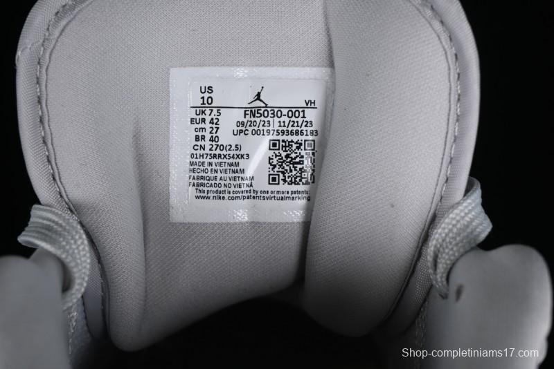 Nike Air Jordan 1 Low "Metallic Silver" Casual Sneakers with Metallic Finish - FN5030-001