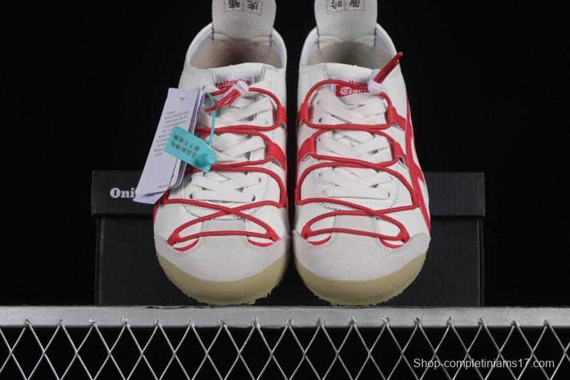 OnitsukaTiger Mexico 66 Low-Top Lace-Up Casual Running Shoes - 1183C216-100