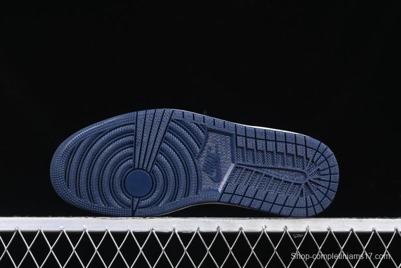 Nike Travis Scott x Fragment Design x Air Jordan 1 Low OG SP AJ1 Moncler Collaboration White Grey Low Top Casual Sneakers - AG3702-806