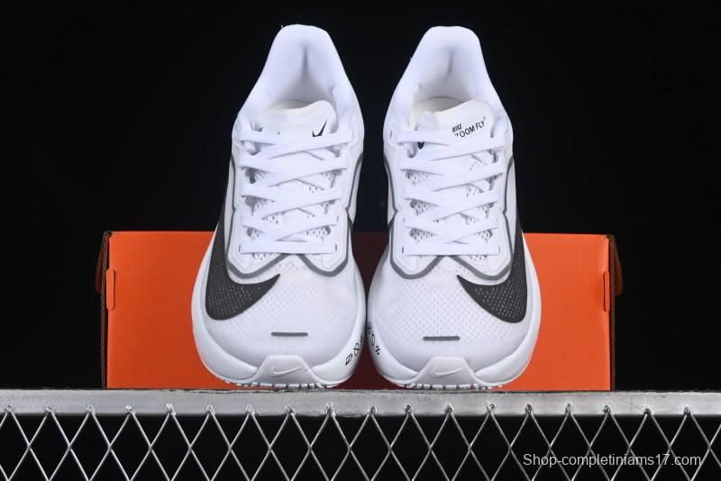 Nike Zoom Fly 6 Lightweight Responsive Running Shoes with React Foam and Carbon Fiber Plate - FN8454-100
