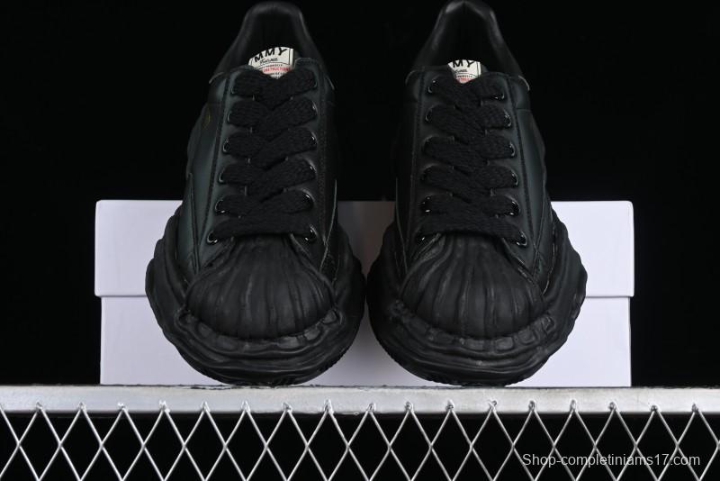 Wayne Original Sole Leather Low Sneaker with Melted Ice Cream Outsole - W.E5