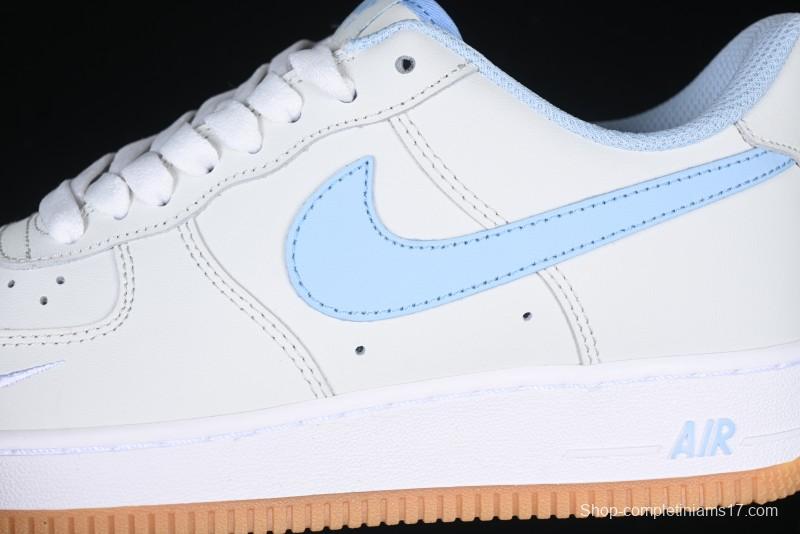 Nike Air Force 1 '07 Low Light Blue Casual Sneakers - 315122-102