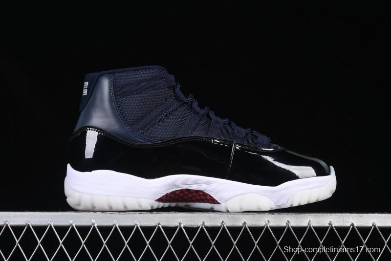 Nike Air Jordan 11 Retro High Navy Blue Basketball Shoes - CT8012-406
