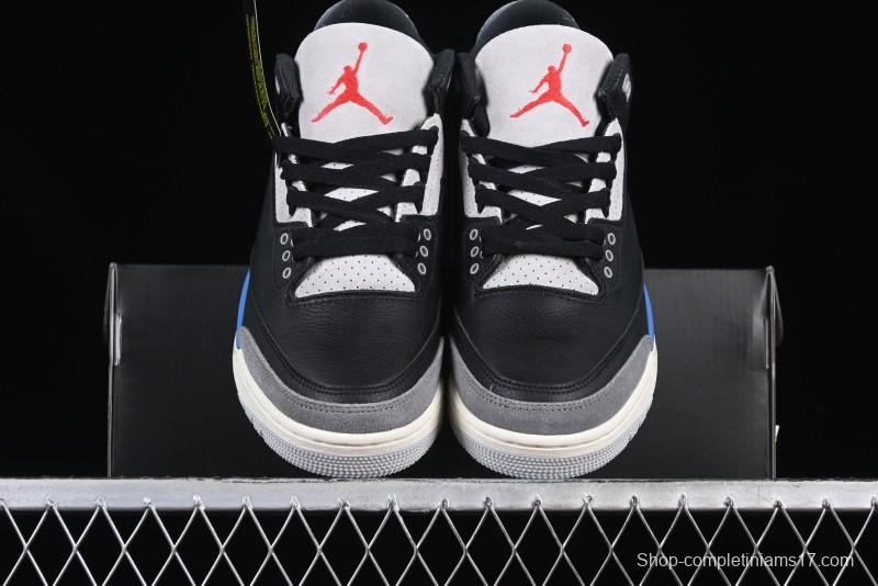 Nike Air Jordan 3 OG "Rare Air" Retro Basketball Shoes with Reverse Swoosh Design - IB8967-004