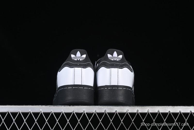 Adidas Originals Superstar XLG Casual Sneakers with Shell Toe and Thick Sole - IE8409