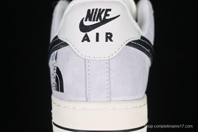 Nike Air Force 1 '07 Low The North Face Collaboration Beige Grey Carbon Black Swoosh Low-Top Casual Sneakers - XZ6188-916